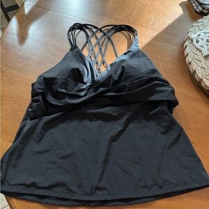 H&M Chic Black Tankini Top
